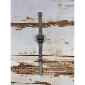 Texas Instruments Women's Digital Silver Toned Wristwatch